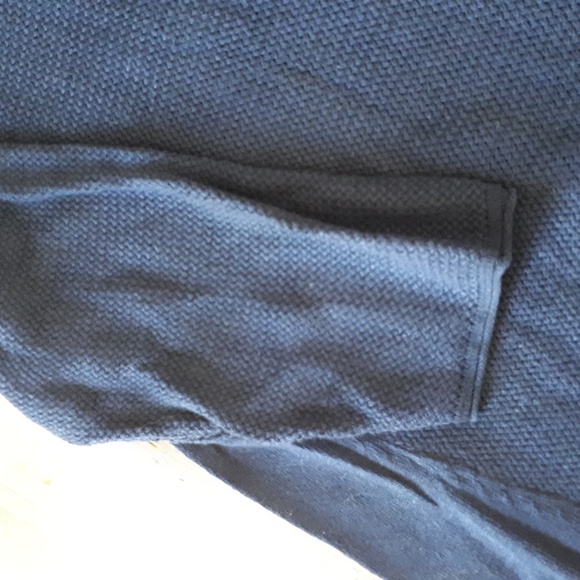 J.Jill linen, cotton and modal 3/4 length sleeve sweater with slits on side. - Picture 3 of 6